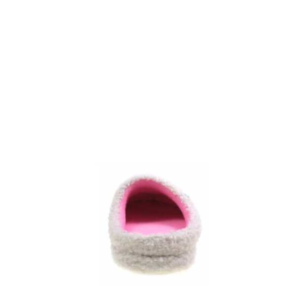 NWT Wonder Nation Girls Fuzzy Slippers slides white with colored bows size 13/1 - Picture 5 of 6